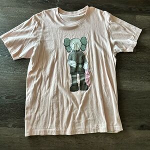 Uniqlo x KAWS Pink Short Sleeve Graphic Tee